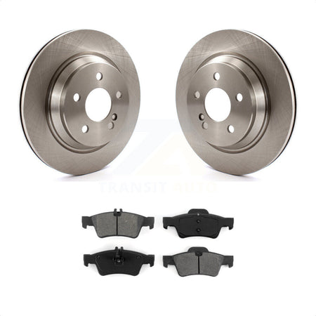 Rear Disc Brake Rotors And Semi-Metallic Pads Kit For 2003-2006 Mercedes-Benz S430 S500 AWD K8S-101756 by Transit Auto