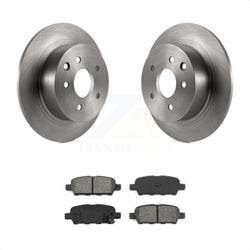 Rear Disc Brake Rotors And Semi-Metallic Pads Kit For Nissan Altima Sentra Maxima Juke K8S-101760