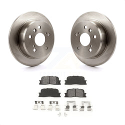Rear Disc Brake Rotors And Semi-Metallic Pads Kit For Toyota Camry Lexus ES330 ES300 K8S-101763