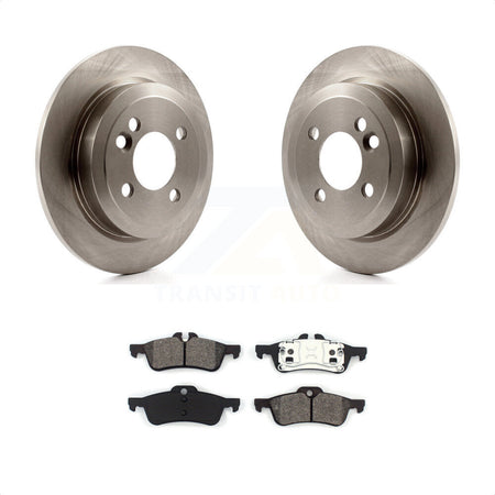 Rear Disc Brake Rotors And Semi-Metallic Pads Kit For Mini Cooper K8S-101784 by Transit Auto