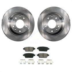 Rear Disc Brake Rotors And Semi-Metallic Pads Kit For Ford Fusion Mazda 6 Lincoln MKZ Mercury Milan Zephyr K8S-101789