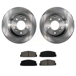Rear Disc Brake Rotors And Semi-Metallic Pads Kit For Mazda 6 Protege K8S-101791
