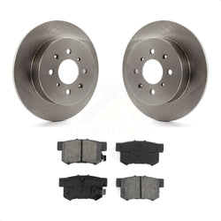 Rear Disc Brake Rotors And Semi-Metallic Pads Kit For Honda Civic Acura EL K8S-101793