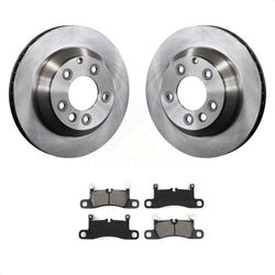 Rear Disc Brake Rotors And Semi-Metallic Pads Kit For Porsche Cayenne Volkswagen Touareg K8S-101803