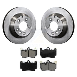 Rear Disc Brake Rotors And Semi-Metallic Pads Kit For Audi Q7 Porsche Cayenne Volkswagen Touareg K8S-101804