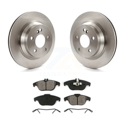 Rear Disc Brake Rotors And Semi-Metallic Pads Kit For Mercedes-Benz GLK350 E350 GLK250 K8S-101805