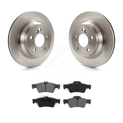 Rear Disc Brake Rotors And Semi-Metallic Pads Kit For Mercedes-Benz E350 E320 E500 CLS550 E400 CLS500 CLS400 E550 E63 AMG K8S-101806