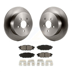 Rear Disc Brake Rotors And Semi-Metallic Pads Kit For Subaru Outback Legacy K8S-101828