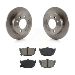 Rear Disc Brake Rotors And Semi-Metallic Pads Kit For Kia Spectra Spectra5 K8S-101834