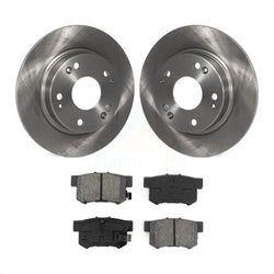 Rear Disc Brake Rotors And Semi-Metallic Pads Kit For Honda Civic Acura ILX CSX K8S-101839