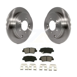 Rear Disc Brake Rotors And Semi-Metallic Pads Kit For 2007-2009 Kia Amanti K8S-101840