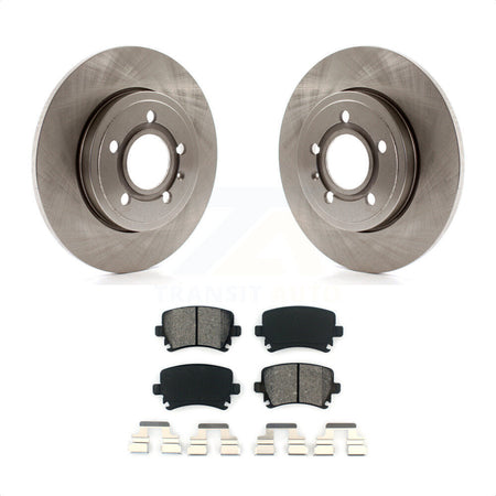 Rear Disc Brake Rotors And Semi-Metallic Pads Kit For Audi A4 Quattro K8S-101856 by Transit Auto