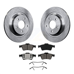 Rear Disc Brake Rotors And Semi-Metallic Pads Kit For 2006 Mazda 5 To 02 06 K8S-101858