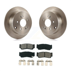 Rear Disc Brake Rotors And Semi-Metallic Pads Kit For 2007-2009 Hyundai Santa Fe K8S-101860