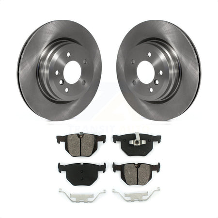 Rear Disc Brake Rotors And Semi-Metallic Pads Kit For BMW 335i X1 xDrive 330i 335xi 335d 330xi 335is K8S-101862 by Transit Auto