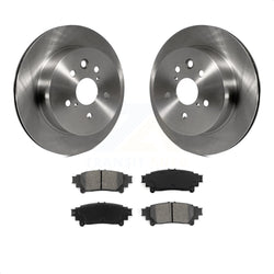 Rear Disc Brake Rotors And Semi-Metallic Pads Kit For Lexus IS250 IS350 K8S-101864