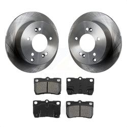 Rear Disc Brake Rotors And Semi-Metallic Pads Kit For Lexus IS250 K8S-101865