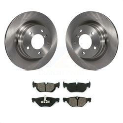 Rear Disc Brake Rotors And Semi-Metallic Pads Kit For BMW 328i 325i 323i K8S-101867