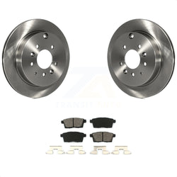 Rear Disc Brake Rotors And Semi-Metallic Pads Kit For Ford Edge Mazda CX-7 Lincoln MKX K8S-101875