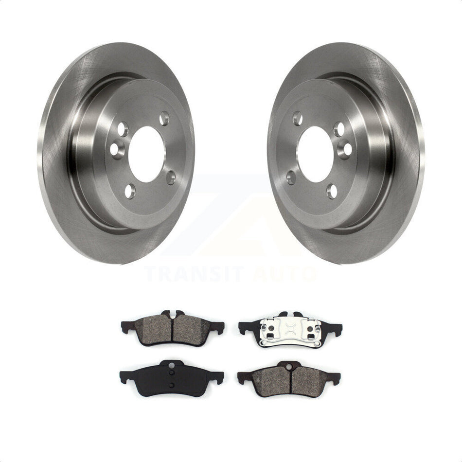 Rear Disc Brake Rotors And Semi-Metallic Pads Kit For Mini Cooper K8S-101892 by Transit Auto