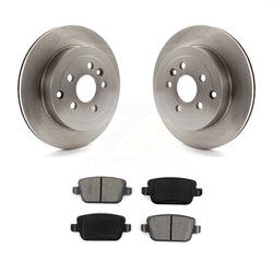 Rear Disc Brake Rotors And Semi-Metallic Pads Kit For 2008-2011 Land Rover LR2 K8S-101903
