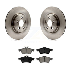 Rear Disc Brake Rotors And Semi-Metallic Pads Kit For Jaguar XF XJ XK S-Type XJ8 Vanden Plas XKR XJR Super V8 K8S-101904