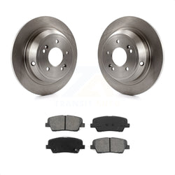 Rear Disc Brake Rotors And Semi-Metallic Pads Kit For Hyundai Genesis K8S-101913