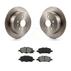 Rear Disc Brake Rotors And Semi-Metallic Pads Kit For 2009-2016 Toyota Venza K8S-101916