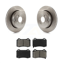 Rear Disc Brake Rotors And Semi-Metallic Pads Kit For Hyundai Genesis Coupe K8S-101924