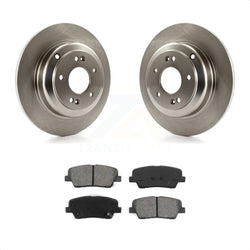 Rear Disc Brake Rotors And Semi-Metallic Pads Kit For Hyundai Genesis Coupe K8S-101925