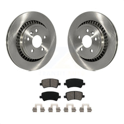 Rear Disc Brake Rotors And Semi-Metallic Pads Kit For 2010-2017 Volvo XC60 K8S-101926