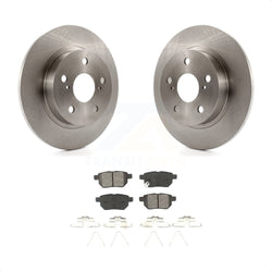 Rear Disc Brake Rotors And Semi-Metallic Pads Kit For 2011-2016 Scion tC K8S-101936