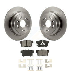 Rear Disc Brake Rotors And Semi-Metallic Pads Kit For Honda Crosstour Accord K8S-101942