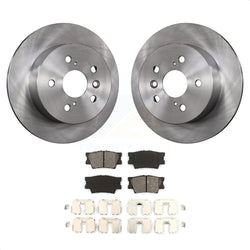 Rear Disc Brake Rotors And Semi-Metallic Pads Kit For Toyota Camry Lexus ES350 Avalon ES300h K8S-101954