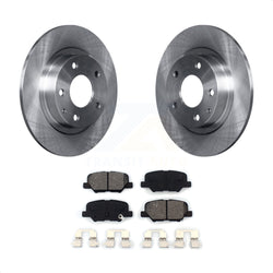 Rear Disc Brake Rotors And Semi-Metallic Pads Kit For 2014-2015 Mazda 6 K8S-101962