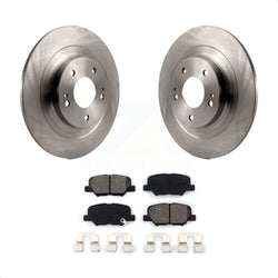 Rear Disc Brake Rotors And Semi-Metallic Pads Kit For Mitsubishi Outlander Sport PHEV RVR K8S-101963