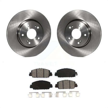 Front Disc Brake Rotors And Semi-Metallic Pads Kit For Honda Accord HR-V K8S-102271 by Transit Auto