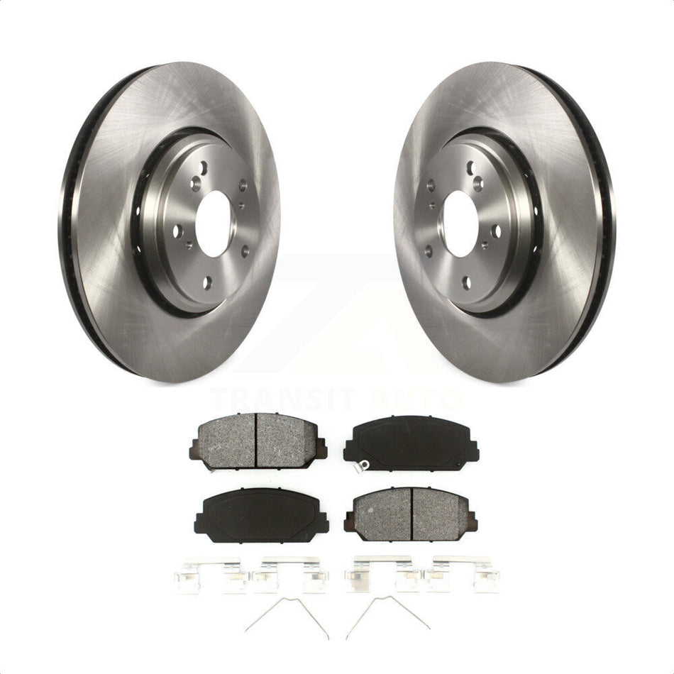 Front Disc Brake Rotors And Semi-Metallic Pads Kit For Honda Civic Accord Acura ILX K8S-102273 by Transit Auto