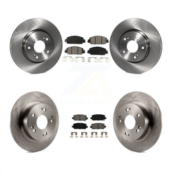 Front Rear Disc Brake Rotors And Semi-Metallic Pads Kit For 2016-2022 Honda HR-V K8S-102705