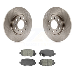 Rear Disc Brake Rotors And Semi-Metallic Pads Kit For Jeep Cherokee Chrysler 200 K8S-102717