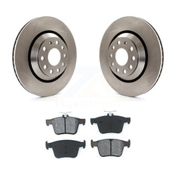 Rear Disc Brake Rotors And Semi-Metallic Pads Kit For Volkswagen Atlas Audi Golf R S3 Q3 A3 Arteon TTS Quattro Cross Sport K8S-102720