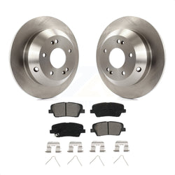 Rear Disc Brake Rotors And Semi-Metallic Pads Kit For Kia Sorento Hyundai Santa Fe Sport XL K8S-102721