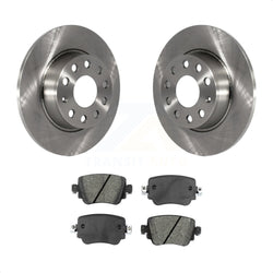 Rear Disc Brake Rotors And Semi-Metallic Pads Kit For Volkswagen Passat GTI Golf SportWagen Alltrack K8S-102723