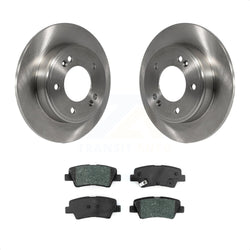 Rear Disc Brake Rotors And Semi-Metallic Pads Kit For Hyundai Elantra Kia Soul Venue K8S-102724