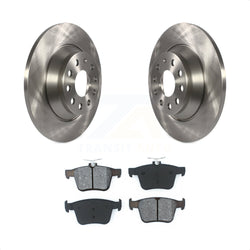Rear Disc Brake Rotors And Semi-Metallic Pads Kit For Volkswagen Tiguan Jetta Audi TT Quattro K8S-102731