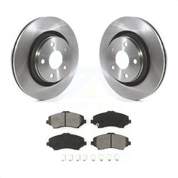 Front Disc Brake Rotors And Semi-Metallic Pads Kit For Jeep Wrangler JK With 332mm Diameter Rotor K8S-102757