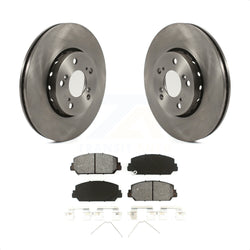 Front Disc Brake Rotors And Semi-Metallic Pads Kit For Acura RLX K8S-102765