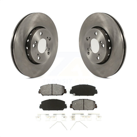 Front Disc Brake Rotors And Semi-Metallic Pads Kit For Acura RLX K8S-102765 by Transit Auto