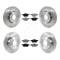 Front Rear Disc Brake Rotors And Semi-Metallic Pads Kit For Ford EcoSport K8S-102783