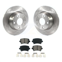 Rear Disc Brake Rotors And Semi-Metallic Pads Kit For Audi TT Quattro With 286mm Diameter Rotor K8S-102822